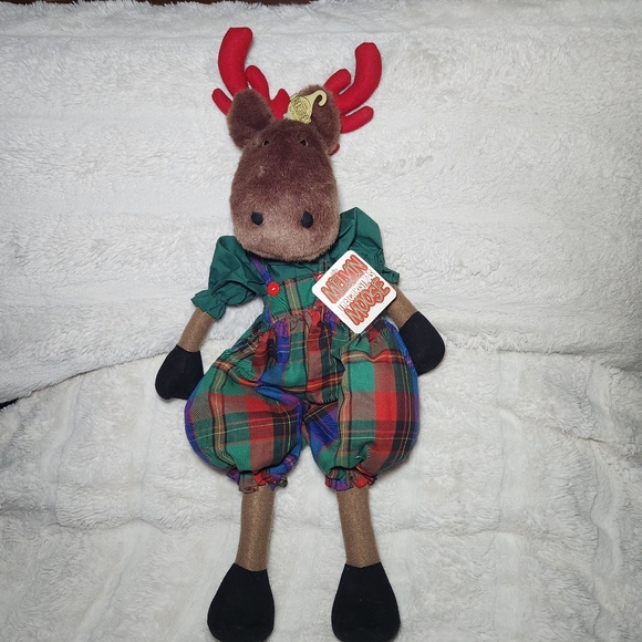 Vintage 1997 Melvin the Christmas Moose Plush – 23” Tall, Little Treasures – NWT - Picture 2 of 7